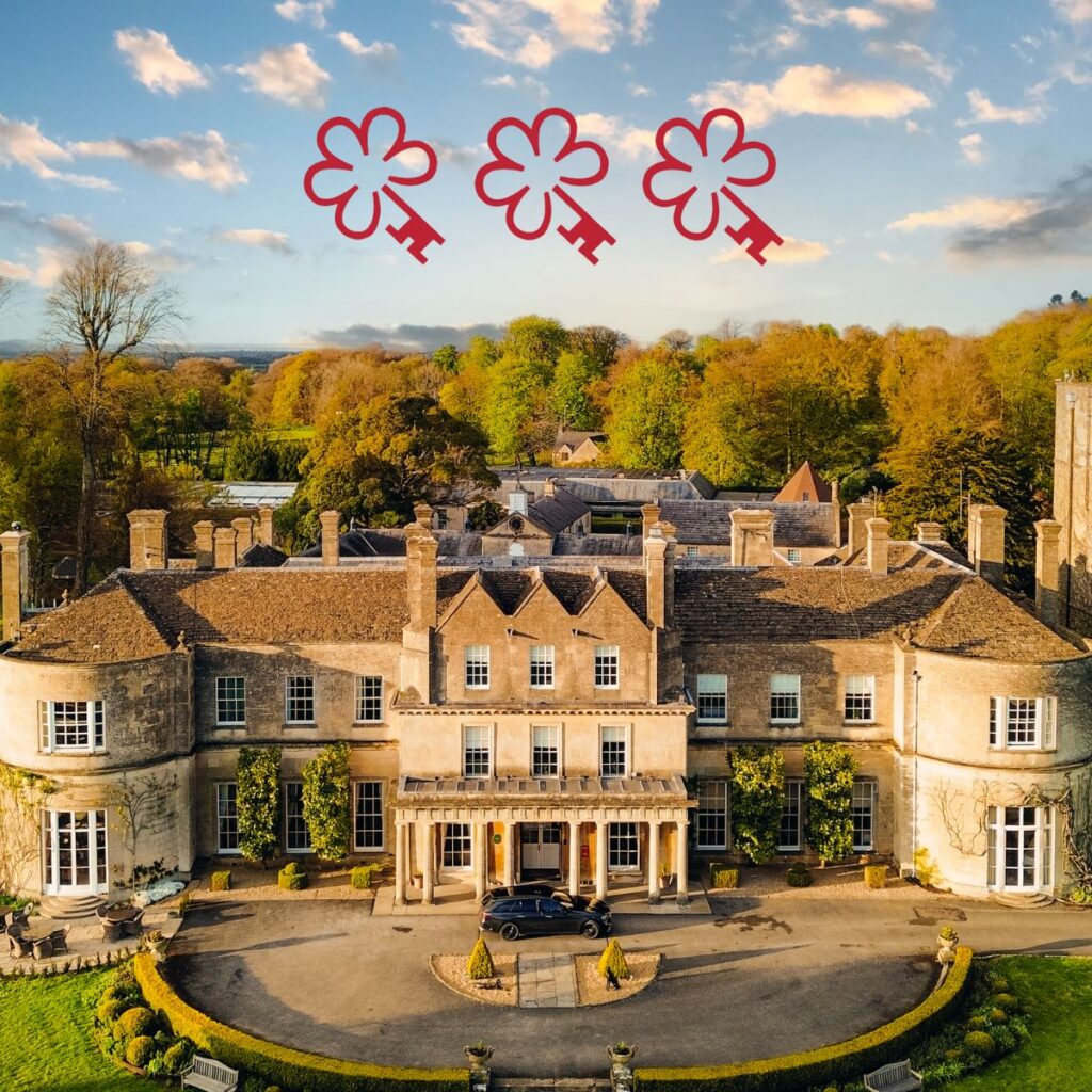Three Michelin Keys Awarded for Third Year | Lucknam Park